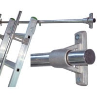 Echelle Direct – Barre d'accrochage Ø 25mm longueur 60cm pour échelle – Installation sécurisée – Fixation avec crochets adaptés – FAC060