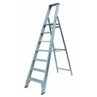 Escabeau alu 7 marches - Hauteur max. de travail 3.75m - PT07