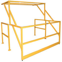 Rayonnage Direct – Barrière écluse basculante pour mezzanine – Largeur 2800mm – Système de sécurité pour chariots élévateurs – BEB2800