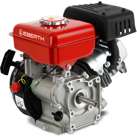 EBERTH 3 PS 2,2 kW Benzinmotor Standmotor Kartmotor Antriebsmotor mit 16 mm  Ø Welle, Ölmangelsicherung