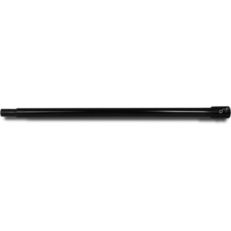 EBERTH Bohrer Verlängerung für Erdbohrer, Erdlochbohrer, Gartenbohrer, Stahl, Länge 600mm, Aufnahme-Durchmesser 20mm, Schwarz Lackiert, Rostfrei, Steckverbindung mit Sicherungsbolzen