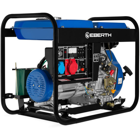 EBERTH 5000 Watt Notstromaggregat Diesel, Stromerzeuger