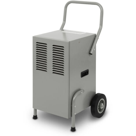 EBERTH Déshumidificateur de Chantier Déshumidificateur Electrique, Puissance 50L / jour, Séchoir de chantier réglable par pas de 1% de 20% à 90% RH, Déshumidificateur dair professionnel