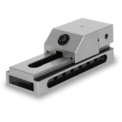 Étau précision basse tension 50mm, force 65mm, hauteur mors 25mm, acier – EBERTH (1/5)