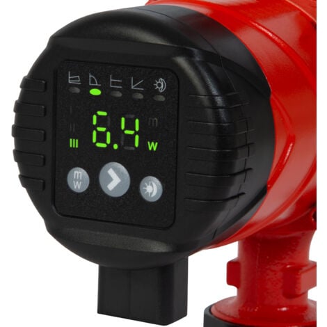 EBERTH Pompe de chauffage Pompe de circulation, 45W, 52 l/min, Hauteur maxi côté refoulement 6m, Pression maxi côté refoulement 10 bar, 52 l/min, Dimension de raccordement 1,5 pouce, Température maxi 