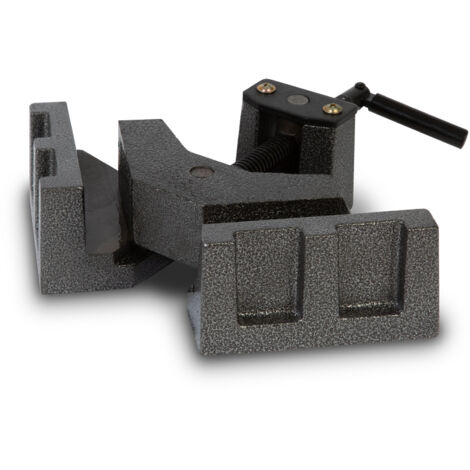 Étaux d’angle 90° en fonte, largeur mors 104mm, serrage 60mm, soudage bois/métal – EBERTH (1/5)