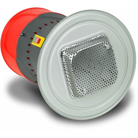 EBERTH Moulin à céréales électrique avec moteur puissant 1000W, cuve de 25 litres et trémie de 6  litres, moulin à grains avec lame tranchante en acier inoxydable et cinq tamis, broyeur pour céréales