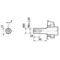 Moteur Thermique Essence EBERTH 5.5CV - 4 Temps, 163cc, Arbre Conique 19mm, Démarrage Câble