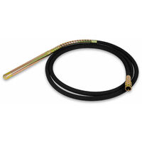 Eberth – Vibreur à béton 45mm 6m – Arbre flexible en acier pour compactage professionnel – Tête vibrante pour béton frais