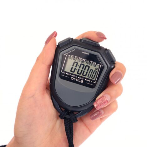 Oypla Black Digital Timing Sports Games Stopwatch Timer LCD Display (1/5)