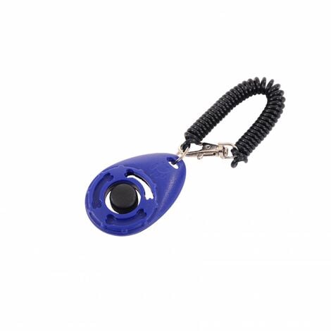 Oypla Multicoloured Pack of 4 Pet Dog Puppy Cat Training Clicker with Wrist Strap