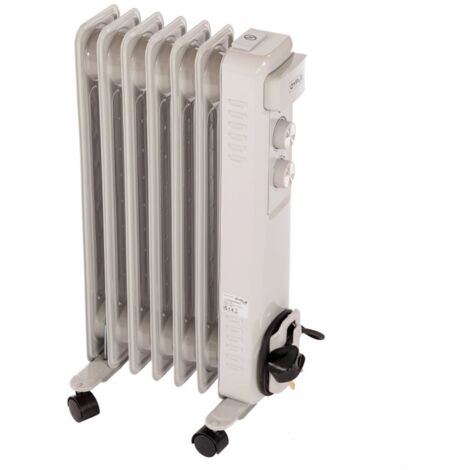 Oypla Electrical 1500W 7 Fin Portable Oil Filled Radiator Electric Heater (1/5)