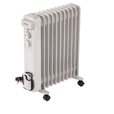 Oypla Electrical 2500W 11 Fin Portable Oil Filled Radiator Electric Heater (1/5)