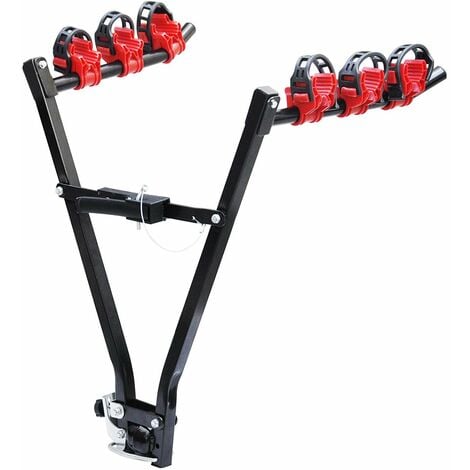 Oypla Universal 3 Bike Bicycle Tow Bar Car Mount Rack Stand Carrier