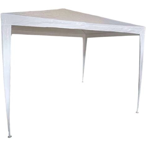 Oypla 3m x 3m White Waterproof Garden Gazebo Marquee Awning Tent