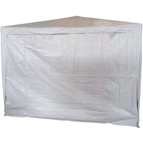 Oypla 3m x 3m White Waterproof Garden Gazebo Marquee Awning Tent