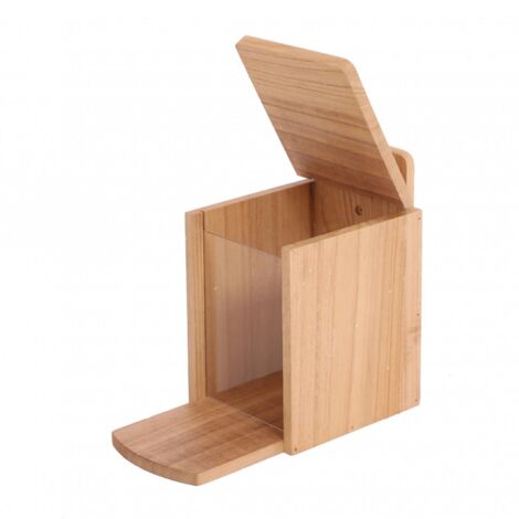 Oypla Wooden Garden Wildlife Squirrel Feeder Box