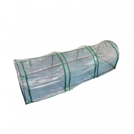 Oypla Large Tunnel Growhouse Garden Plant Greenhouse with PVC Cover - 300x100x80cm