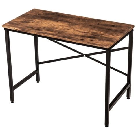 Oypla 100cm Heavy Duty Industrial Writing Computer Desk Home Office Worktop Table