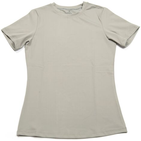 Coco Equestrian Grey Ladies Womens Kids Short Sleeve Lightweight Breathable Horse Riding Equestrian T-Shirt - M (1/4)
