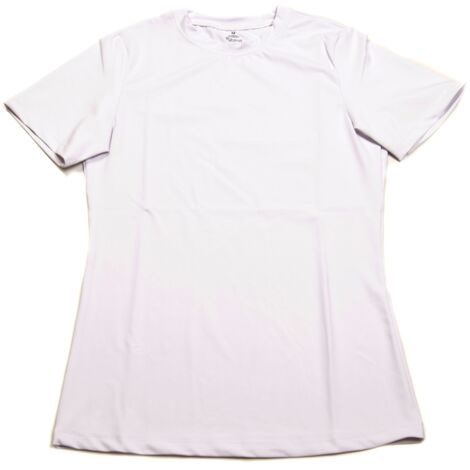 Coco Equestrian White Ladies Womens Kids Short Sleeve Lightweight Breathable Horse Riding Equestrian T-Shirt - XS