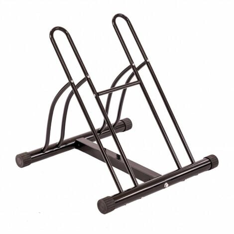 Oypla Double Heavy Duty Bike Bicycle Floor Parking Stand Holder Storage ...