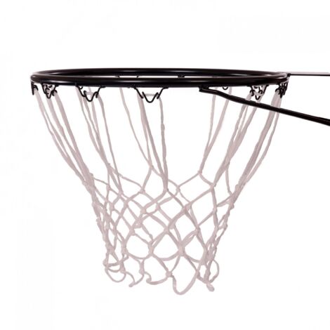 Oypla Heavy Duty Wall Mounted Full Size Black Basketball Hoop Rim and Net