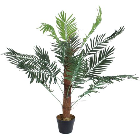 Oypla Artificial Palm Tree Plant 100cm Indoor Outdoor Decoration (1/5)