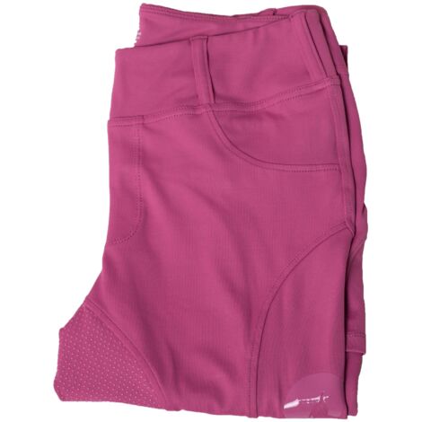 Coco Equestrian Pink Ladies Womens Kids Horse Riding Tights Jodhpurs Breeches Leggings - XXS