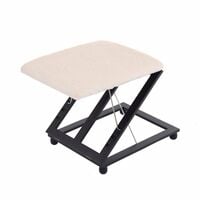 Oypla Adjustable Folding Cushion Padded Footstool Foot Leg Rest