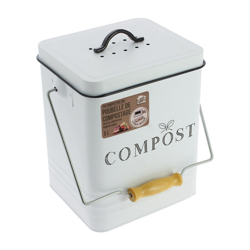 Madesmart Poubelle Classique à 3 Bacs U2013 Granite