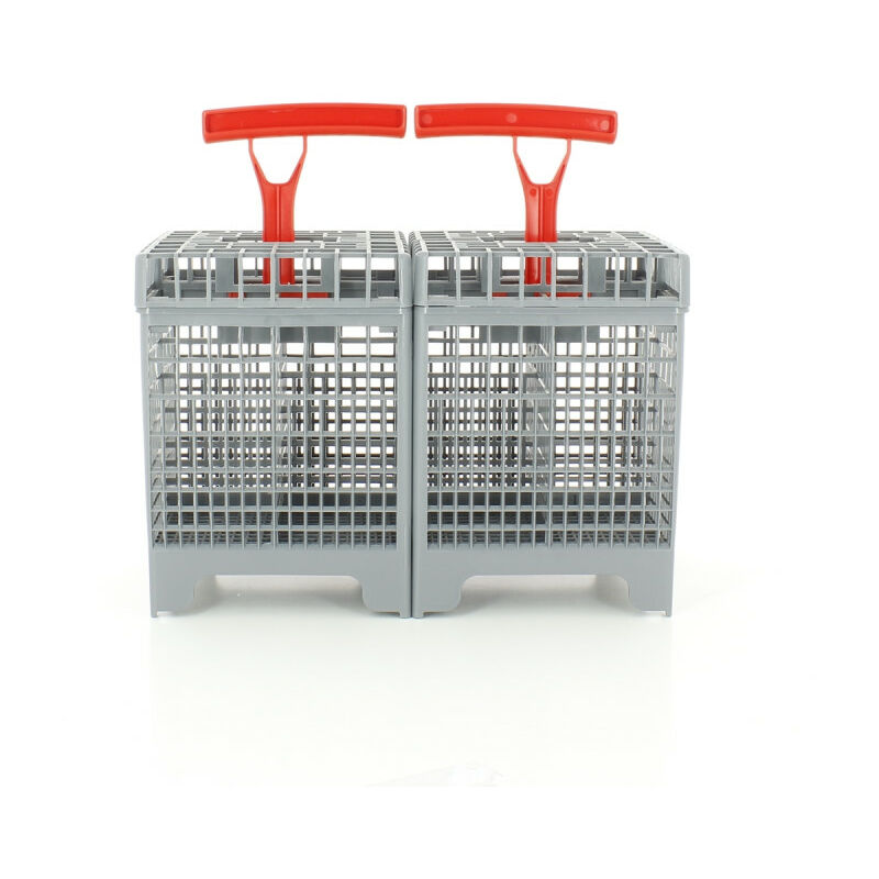 Panier à Couverts Pour Lave-vaisselle - Rangement Couteaux, Fourchettes, Cuillères - Dimensions Environ 22x9x11,5 Cm - Gris, Installation Facile Sans Outils