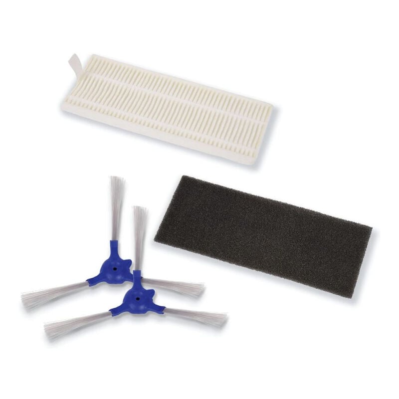 Kit brosses et filtres  ZR720002 pour Aspirateur robot ROWENTA , EXPLORER SERIE 20, SMART FORCE ESSENTIAL, X PLORER SERIE 20, X PLORER SERIE 40, X PLORER SERIE 45, X PLORER SERIE 50, XPLORER SERIE 50