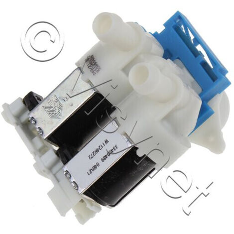 Electrovanne 481010623016 pour Lave linge BAUKNECHT, HOTPOINT ARISTON, KITCHENAID, WHIRLPOOL (1/2)