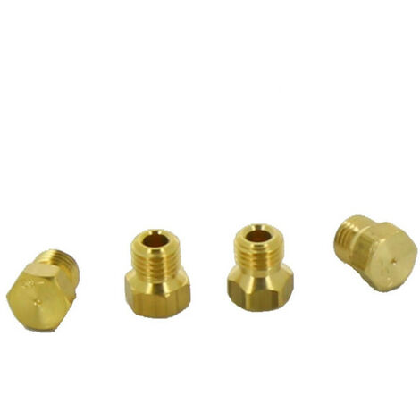 Kit injecteurs gaz butane  900378 pour Cuisinière AYA, CONTINENTAL EDISON, DAV, DOMEOS, FAR, FRIONOR, HARROW, OCEANIC, PROLINE, SOGELUX, TECHNICAL, TELEFUNKEN, VALBERG, WALTHAM, WESTLINE (1/2)