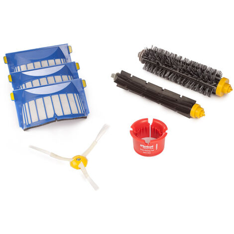 Kit de remplacement avec diverses brosses + outil rond de nettoyage 4501352 pour Aspirateur robot ROOMBA, ROOMBA SERIE 500, ROOMBA SERIE 600 IROBOT (1/4)