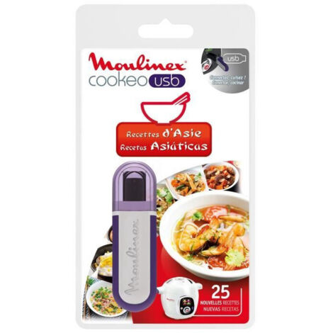 CLE USB 25 RECETTES D ASIE COOKEO XA600311 pour Cuiseur vapeur (1/2)