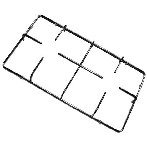 Grille 2 feux droite ou gauche pour plaques de cuisson – Compatible AYA, FAR, SELECLINE, VALBERG – Acier inoxydable – Longueur 370mm