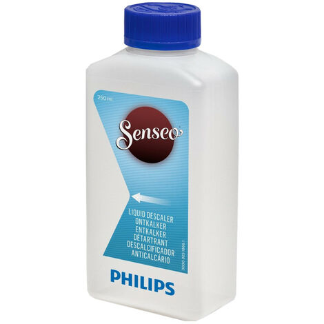 Philips – Détartrant liquide 250ml CA6520 – Élimine le calcaire des machines SENSEO® – Formule 100 % acide citrique – Flacon refermable - ca652000