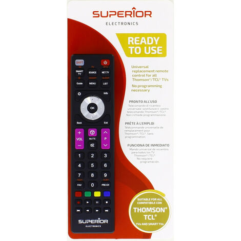 Télécommande universelle THOMSON SUPERIOR SUPTRB017 (1/2)