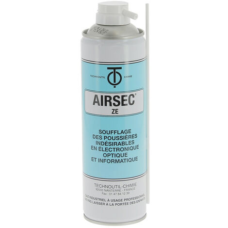 Gaz depoussierant pur et sec 400grs 352ml net  60392 pour Outillage