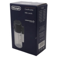 Carafe à lait DLSC028 pour cafetière expresso broyeur – Compatible DELONGHI MAGNIFICA EVO – Mousseur à lait en inox