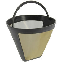 Filtre à café permanent or T4 10-15 tasses pour Cafetière 14120/1 pour Cafetière - Expresso broyeur