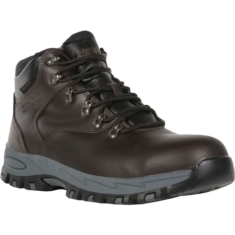 Sizes 6-13 Buckler B550SM Anti-Scuff Safety Work Boots Autumn Oak Leather Mens 