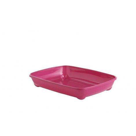 Cat Litter Tray Hot Pink (37cm) (Pink)
