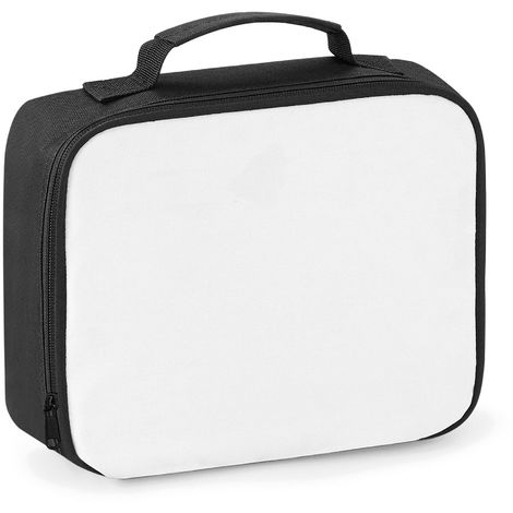 BagBase Lunch Cooler Bag (24 x 20 x 7.5cm) (Black)