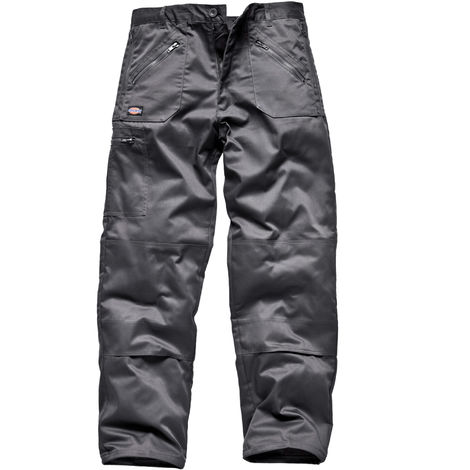 Grey Dickies Redhawk Mens Action Cargo Trousers Big Sizes 