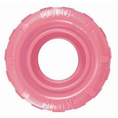 KONG Tire Puppy Toy (S) (Pink) - Pink