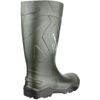 Dunlop C762933 Purofort+ Full Safety Standard Wellington Boxed / Womens Safety Boots (36 EUR) (Green)