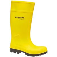 Dunlop C462241 Purofort Full Safety Standard / Mens Boots / Safety Wellingtons (7 UK) (Yellow)